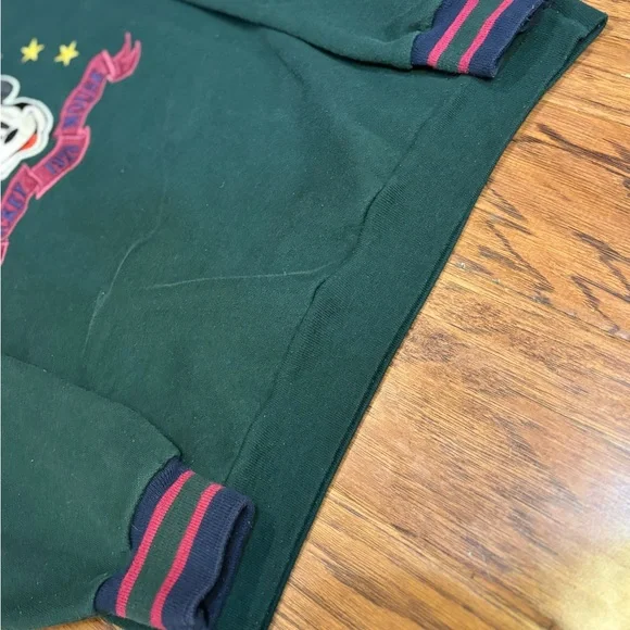 Vintage 90s Mickey & Co “Mickey 1928” Crewneck – Made in USA – Green - Picture 3 of 9